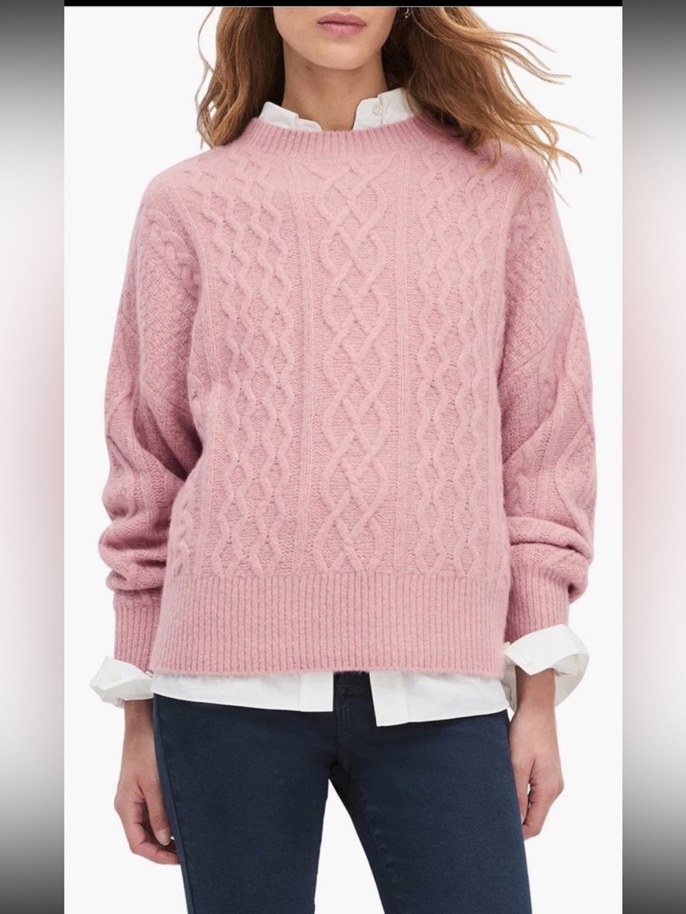 Favorite Daughter The Oversize Merino Wool & Cashmere Blend Sweater Size S